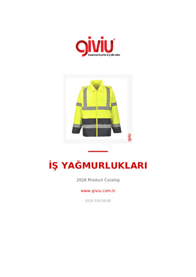 İŞ YAĞMURLUKLARI