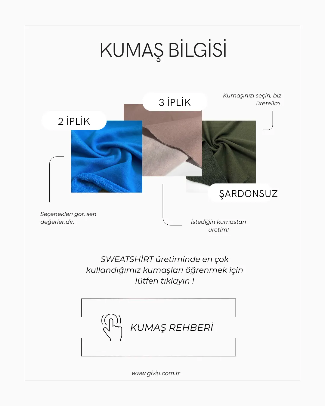 2 ve 3 İplik Kumaş Bilgileri