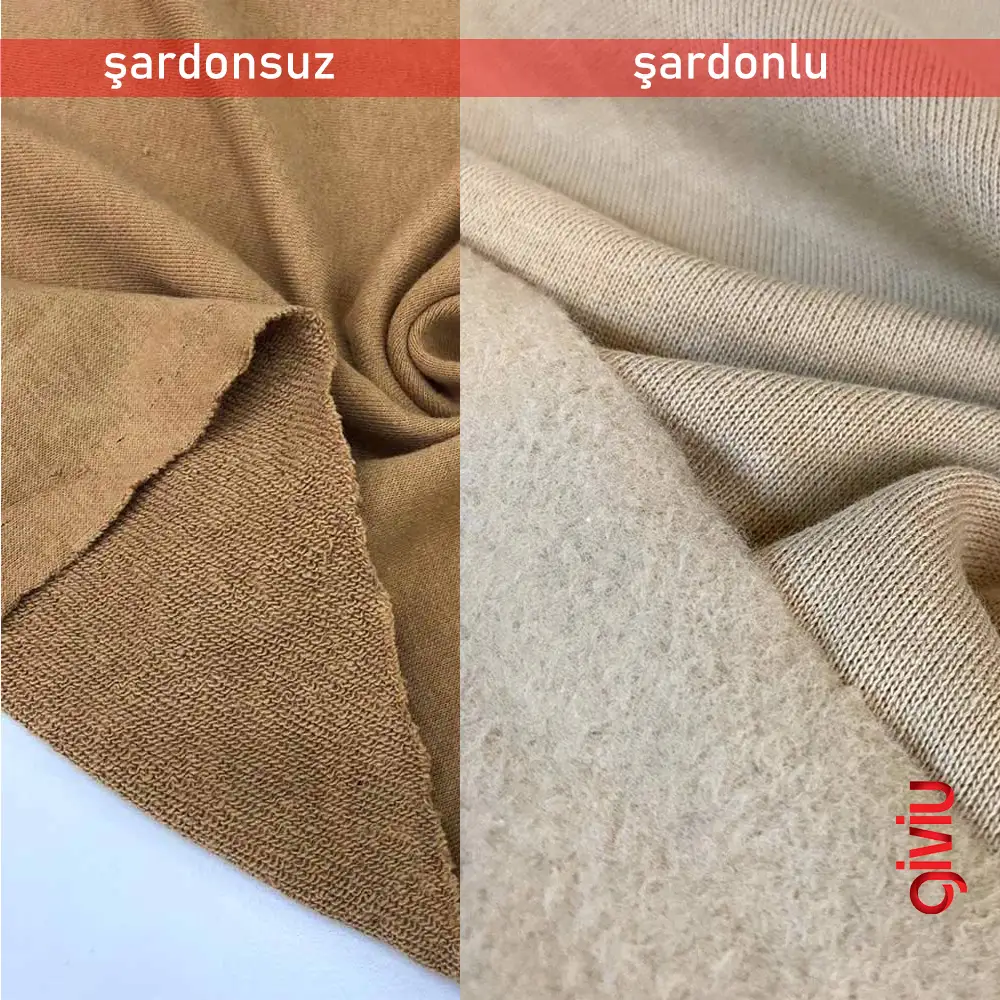 Brushed and Unbrushed Fabric Texture