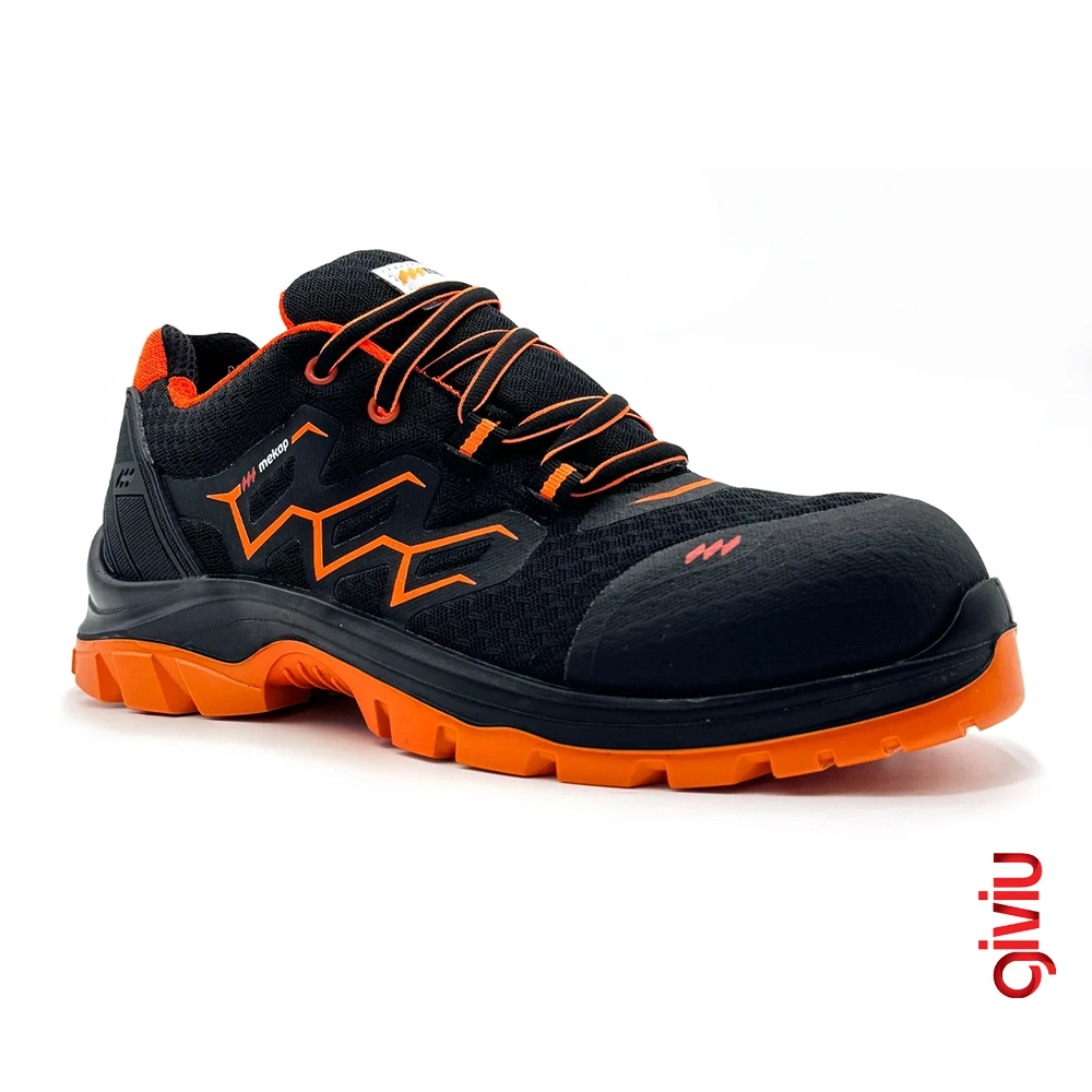 Mekap FIRE GPR-105 S1 İş Güvenlik Ayakkabısı - Nefes Alabilir Deri