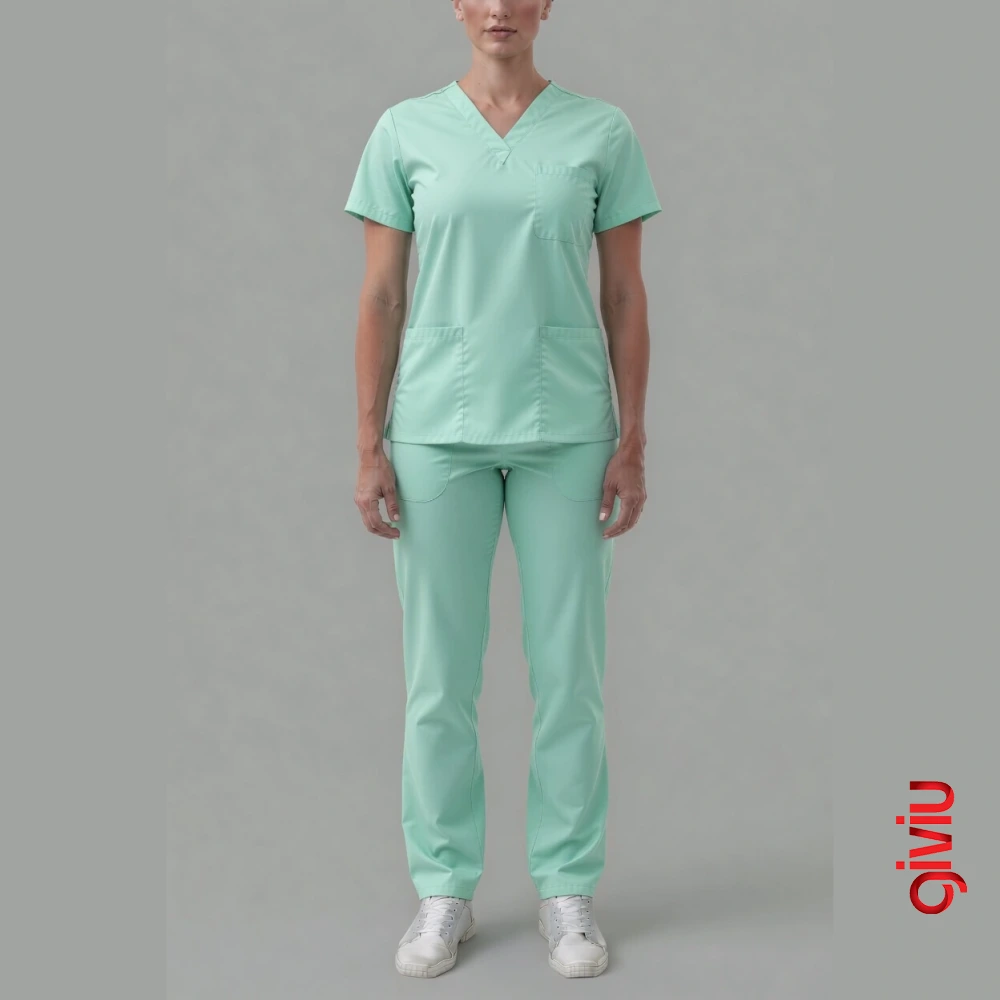 Kadın Scrubs Takım – Mint Yeşili