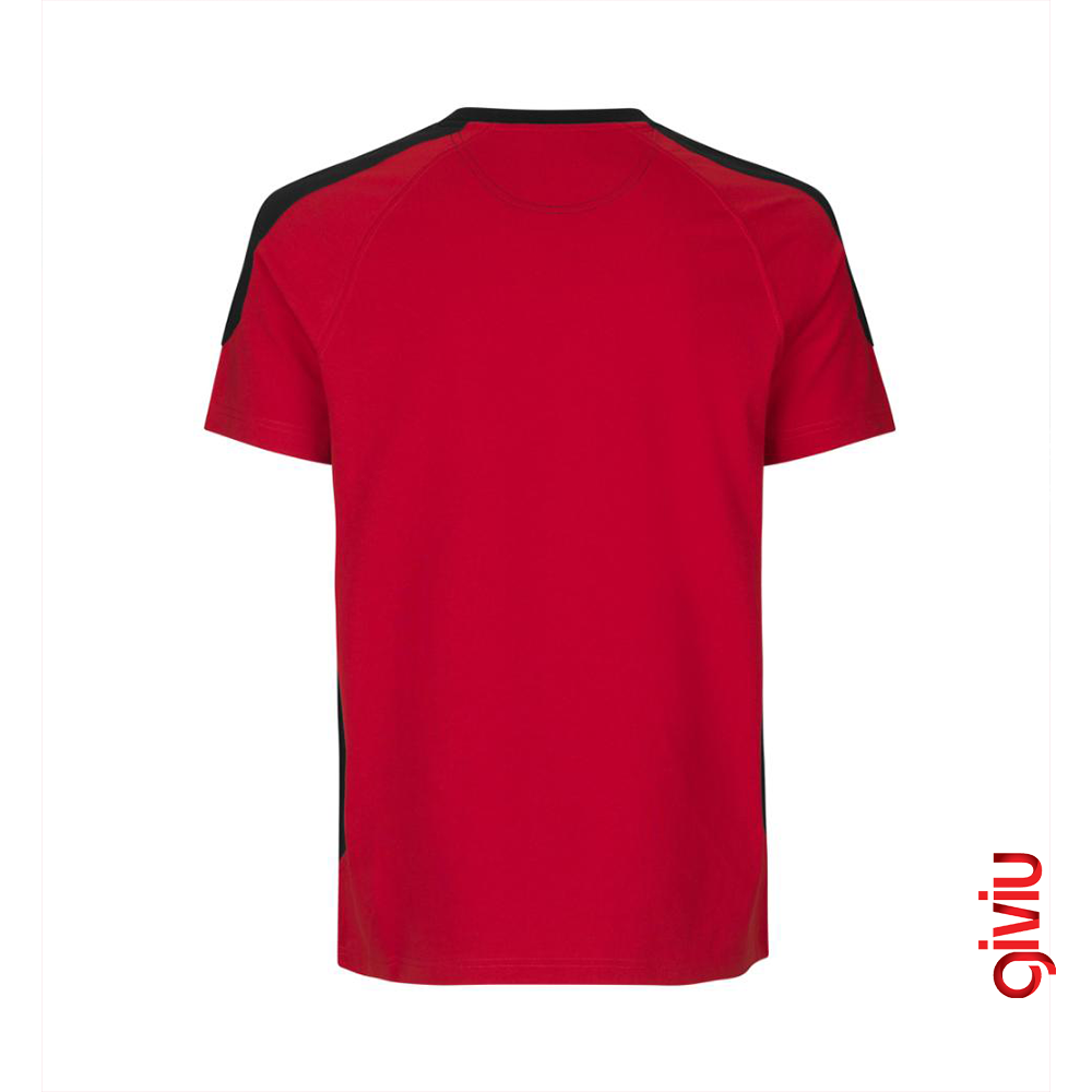 0 Yaka Yan Detaylı T-shirt