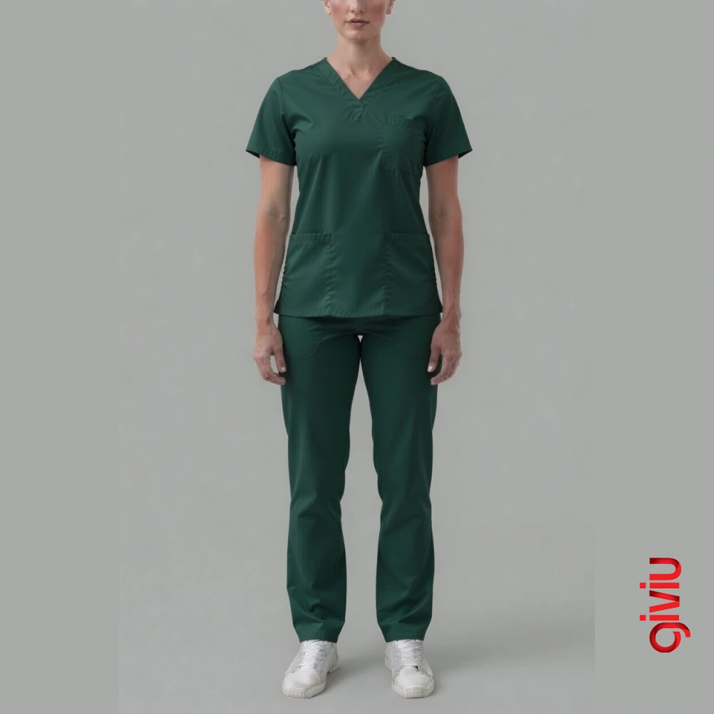 Kadın Scrubs Takım – Avcı Yeşili
