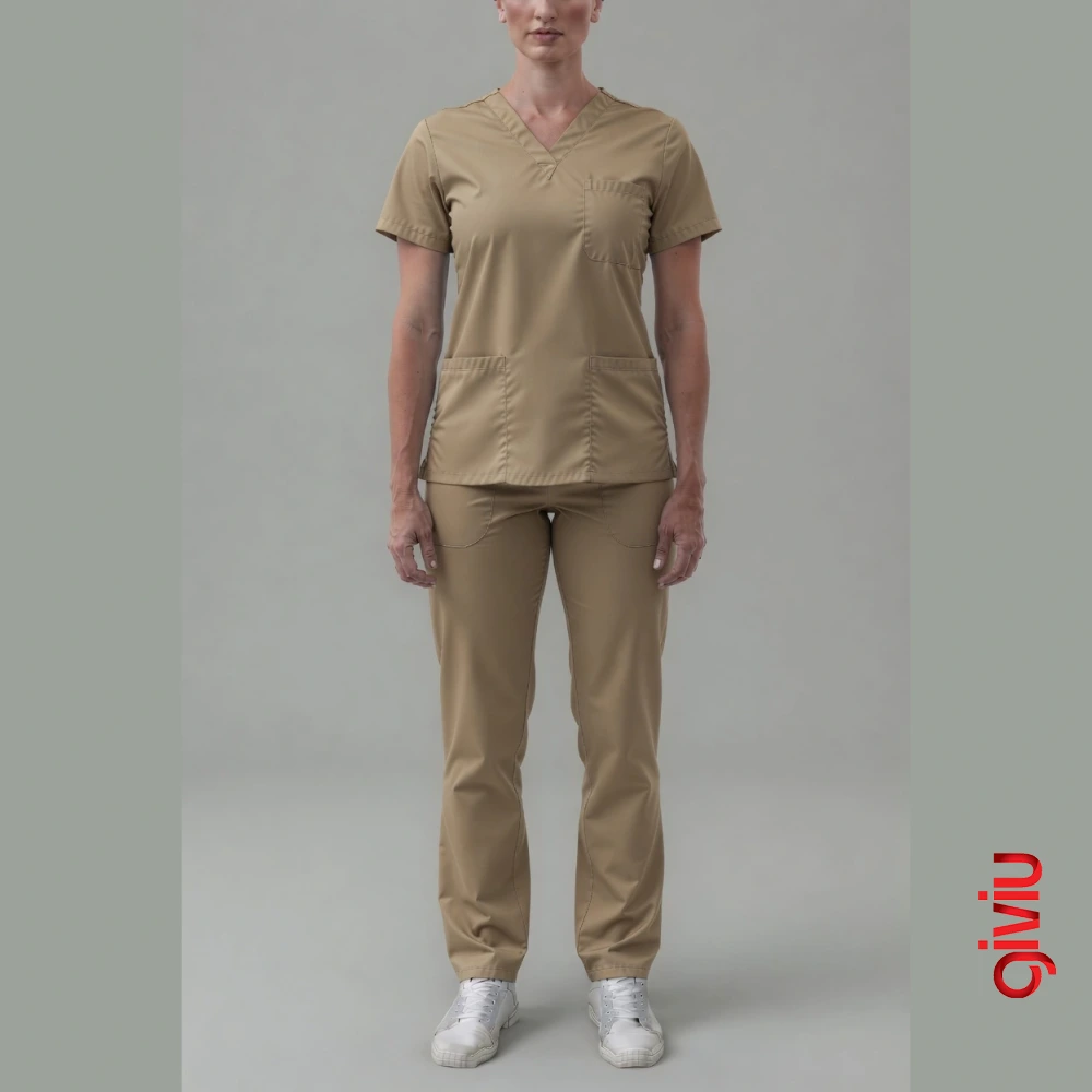 Kadın Scrubs Takım – Haki