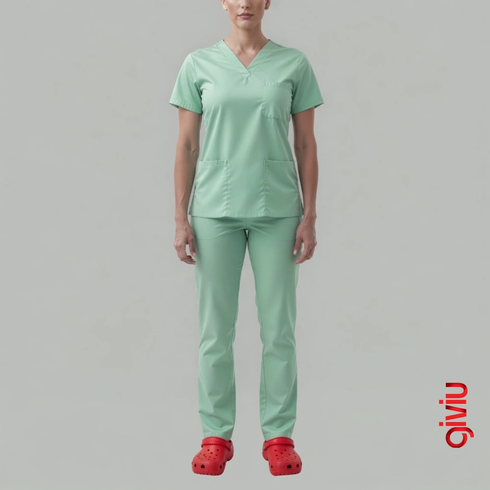 Kadın Scrubs Takım – Mint Yeşili