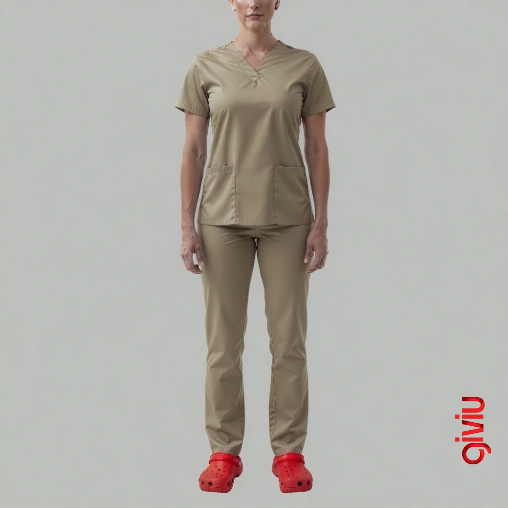Kadın Scrubs Takım – Haki