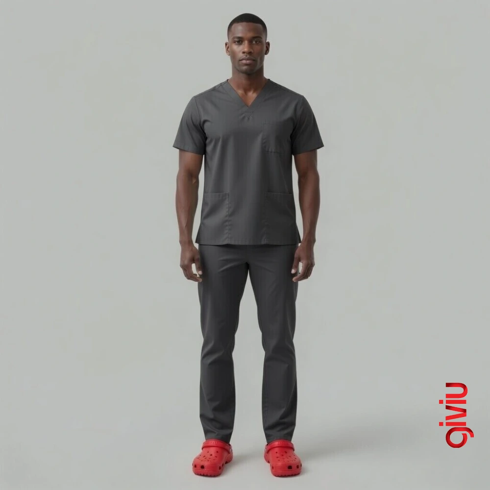 Erkek Scrubs Takım – Antrasit