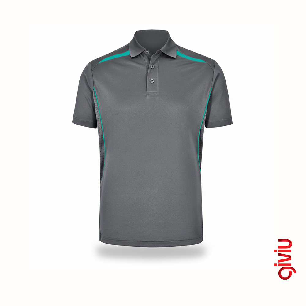 Curve Modern Teknik Polo T-shirt