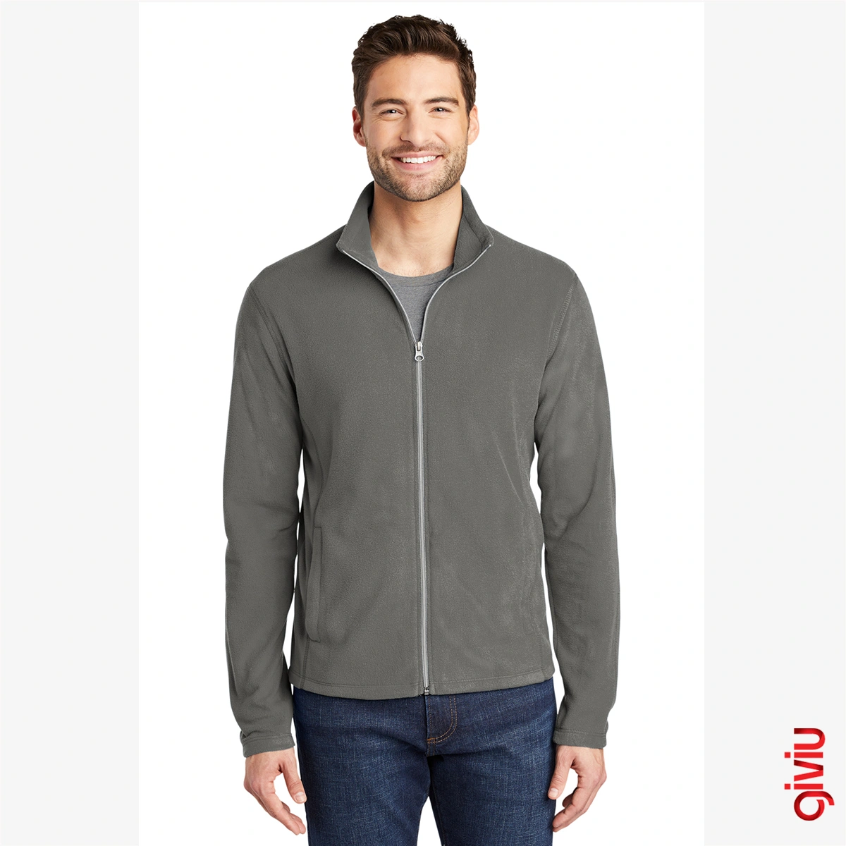 Klassischer Fleecemantel