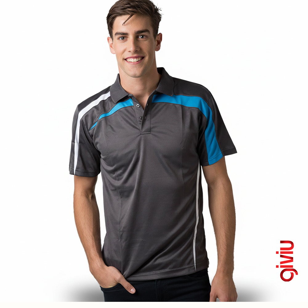 Asimetrik Polo Yaka Tişört