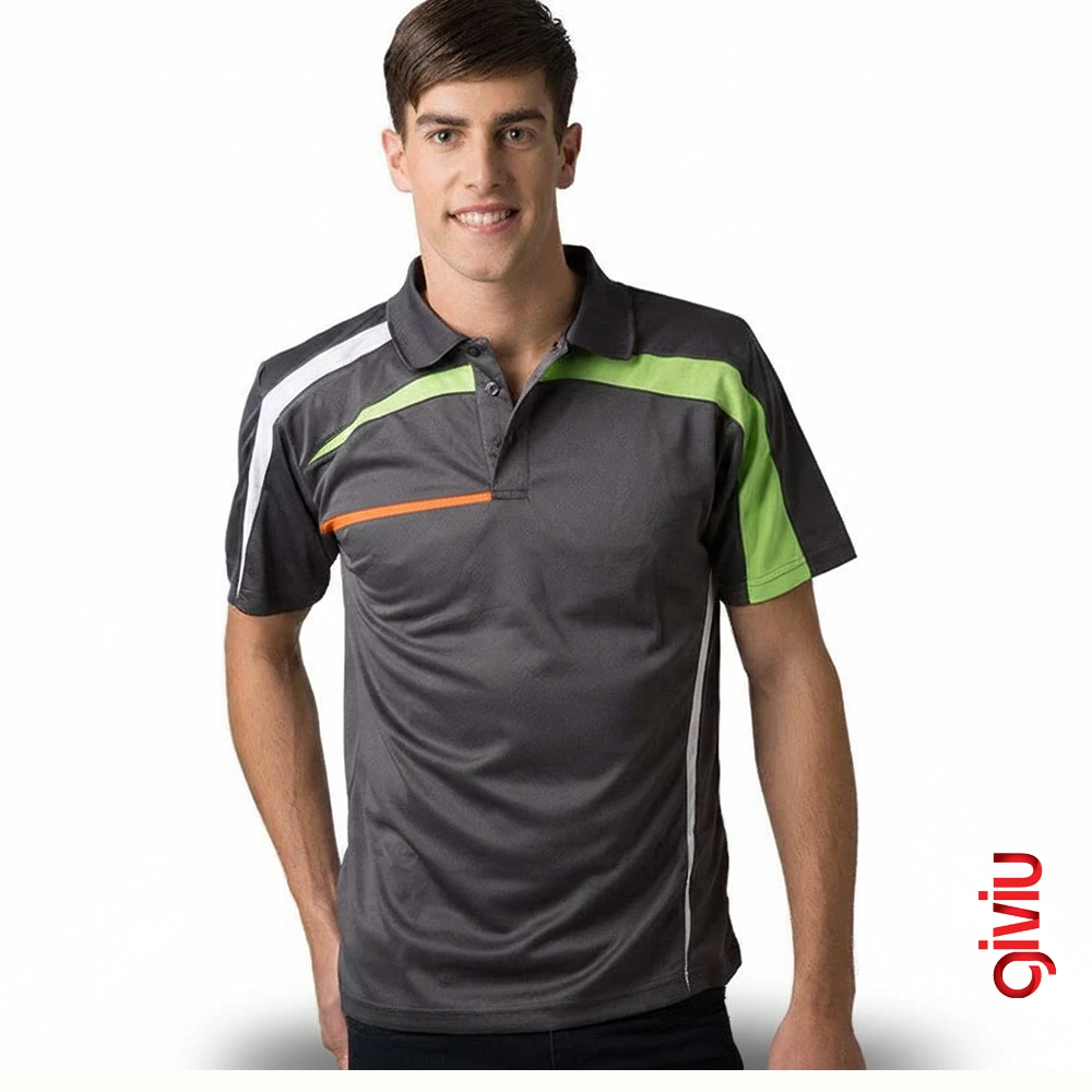 Asimetrik Polo Yaka Tişört