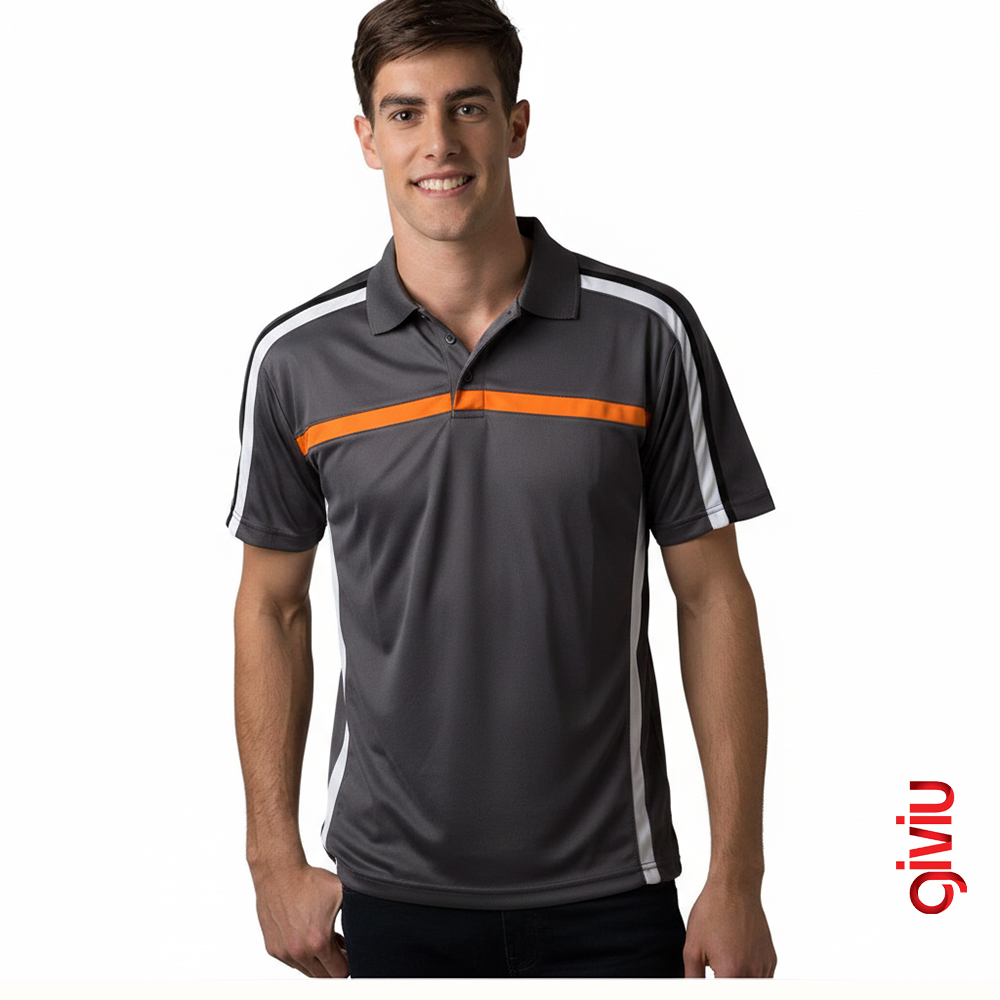 Asimetrik Polo Yaka Tişört