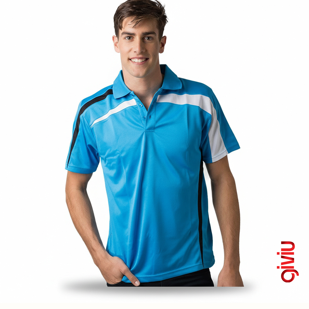 Asimetrik Polo Yaka Tişört