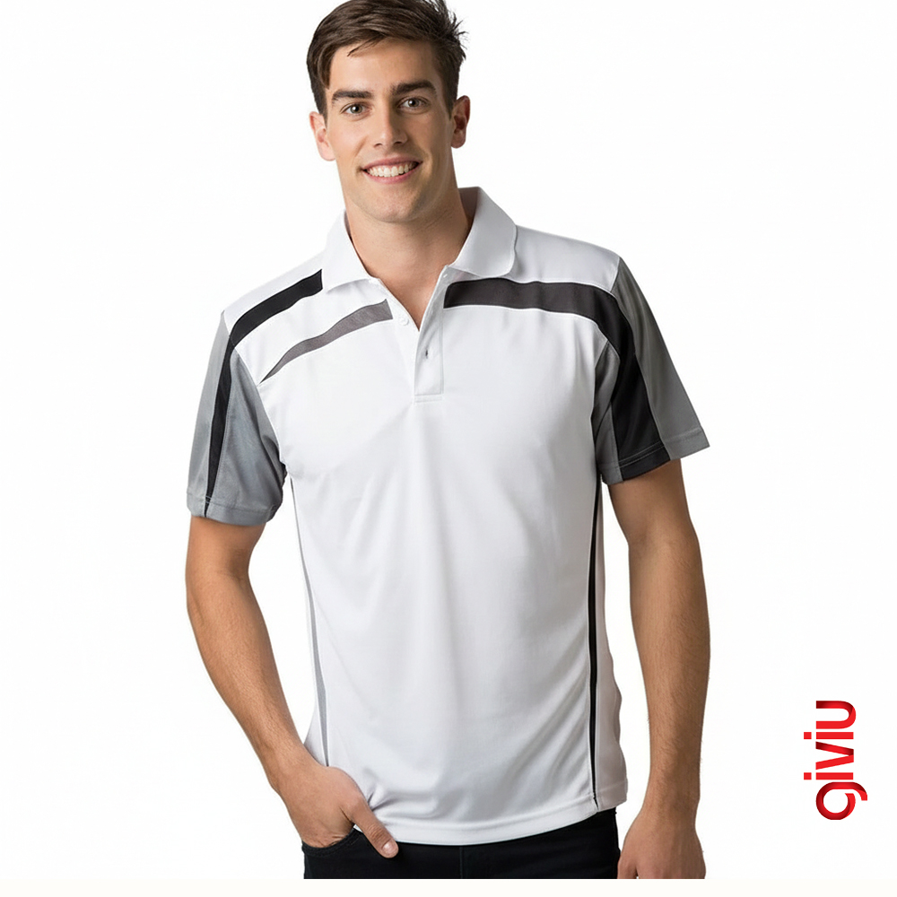 Asimetrik Polo Yaka Tişört