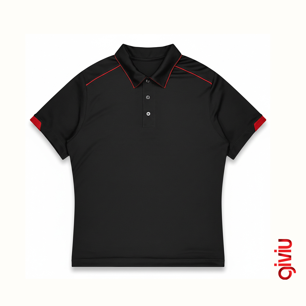 Trace Biyeli Teknik Polo Tişört