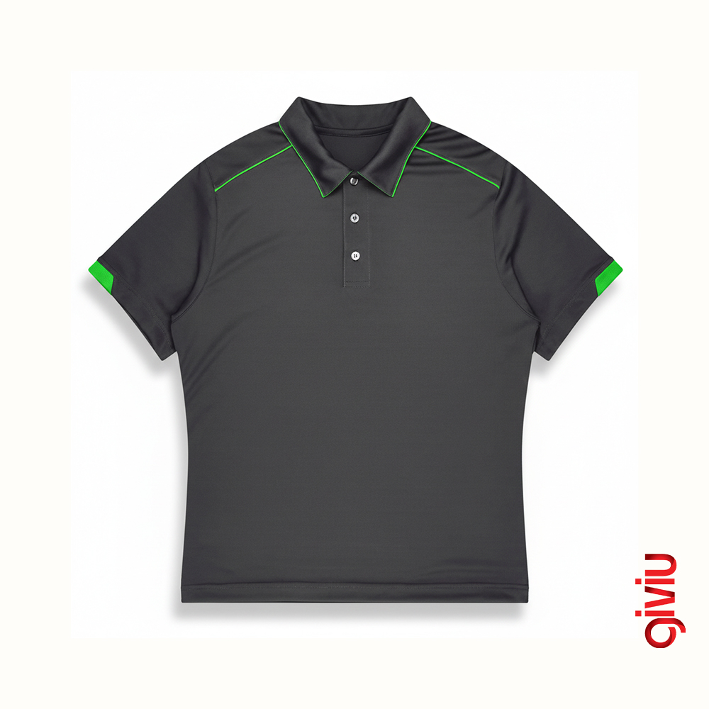 Trace Biyeli Teknik Polo Tişört