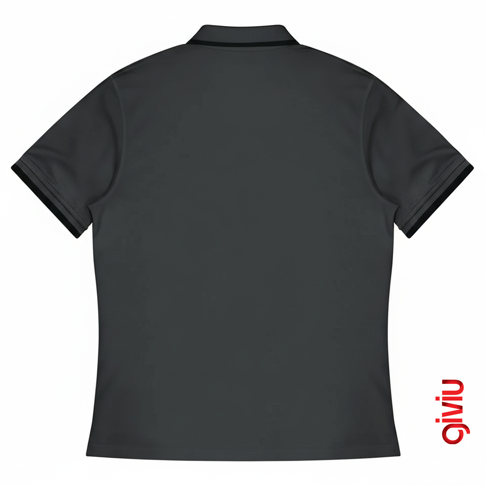 Pure Minimalist Çizgi Detaylı  Polo Tişört