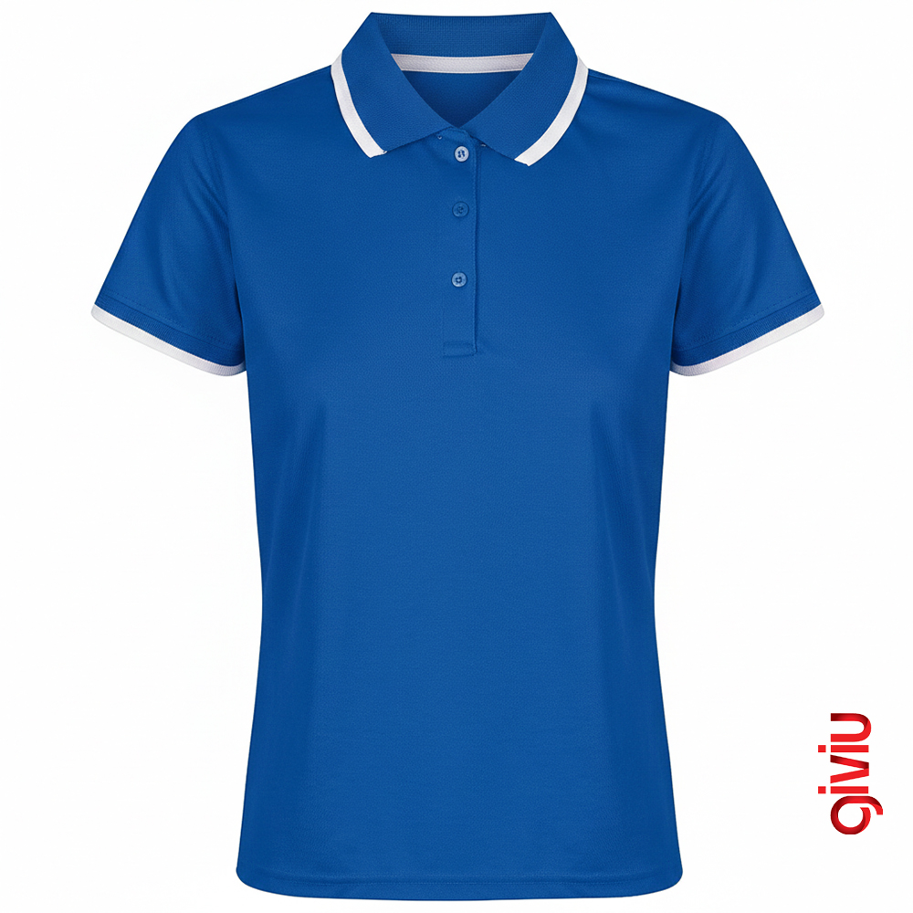 Pure Minimalist Çizgi Detaylı  Polo Tişört
