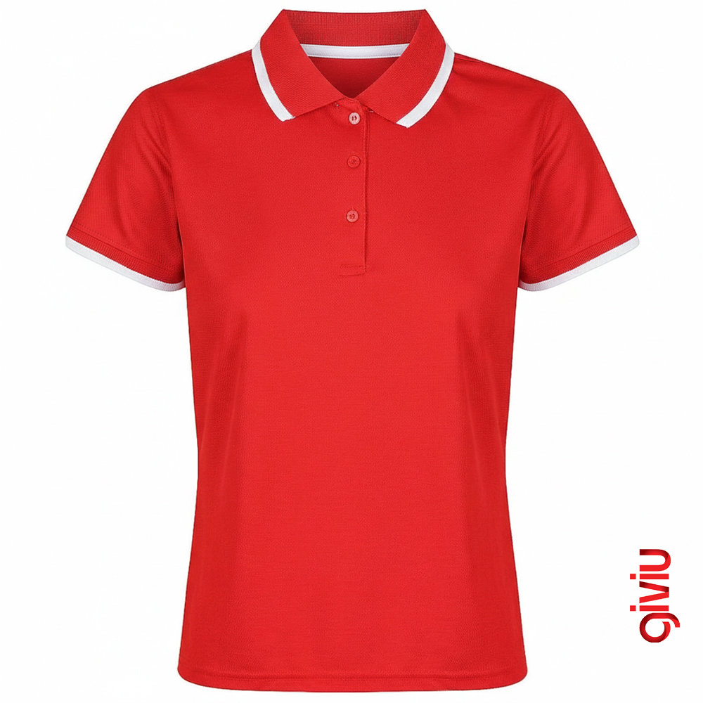 Pure Minimalist Çizgi Detaylı  Polo Tişört