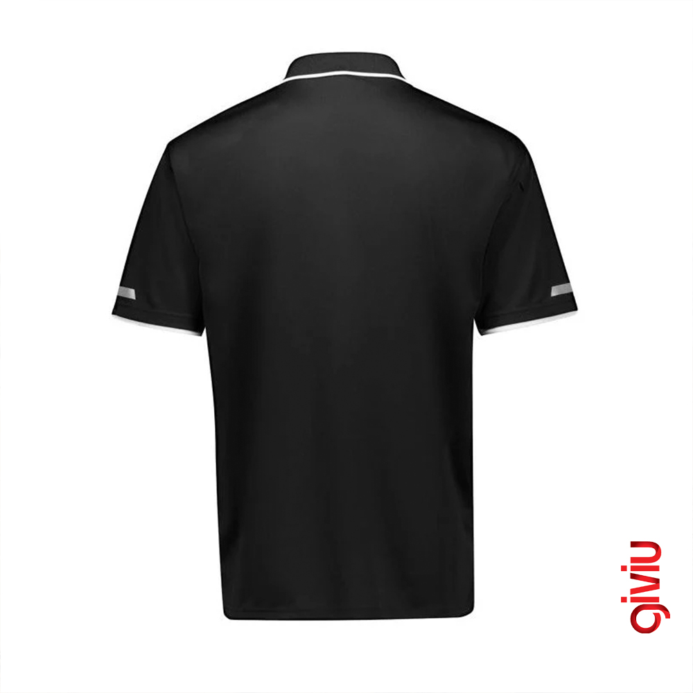 Gradient Dikey Panel Detaylı Teknik Polo