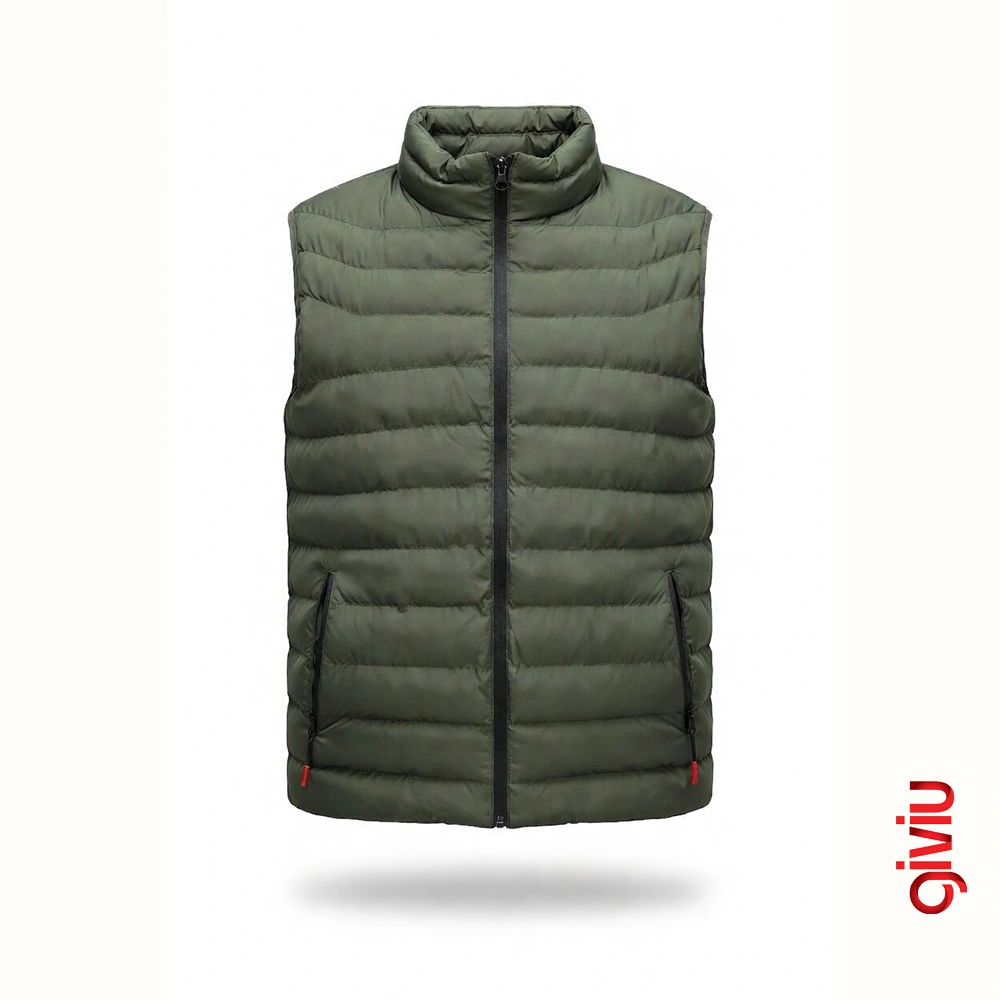 Hunter Haki Yeşil Şişme İş Yeleği