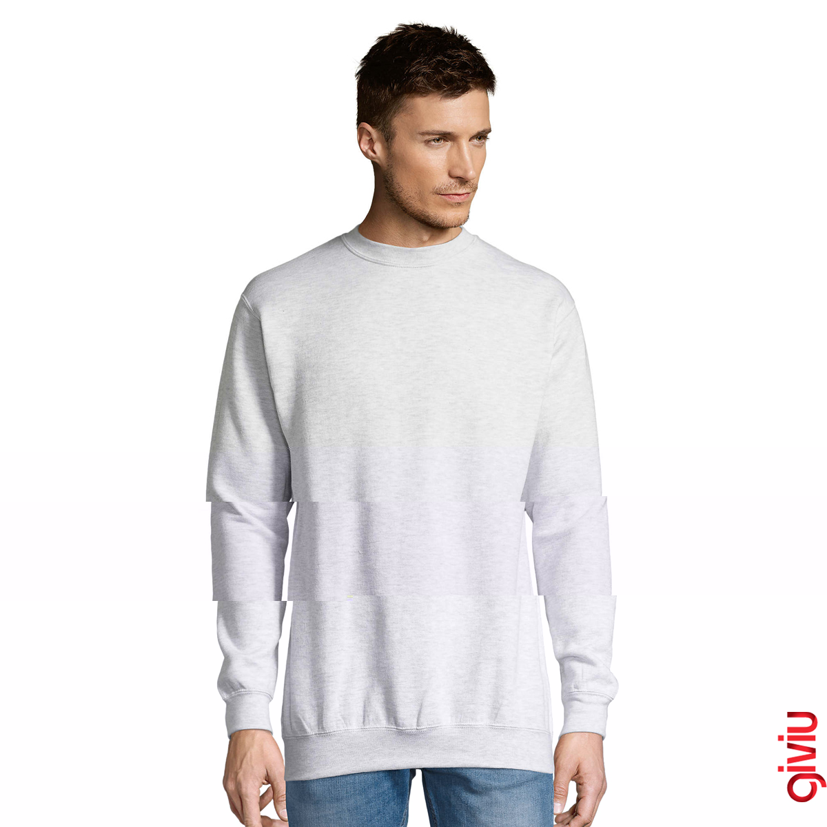 Bisiklet Yaka Sweatshirt