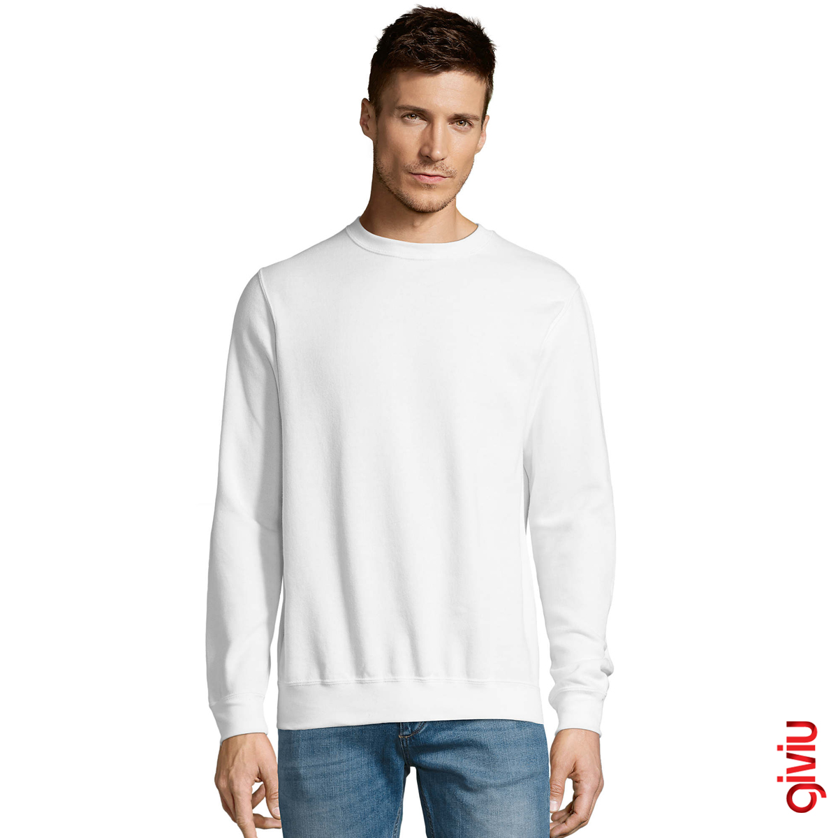 Bisiklet Yaka Sweatshirt