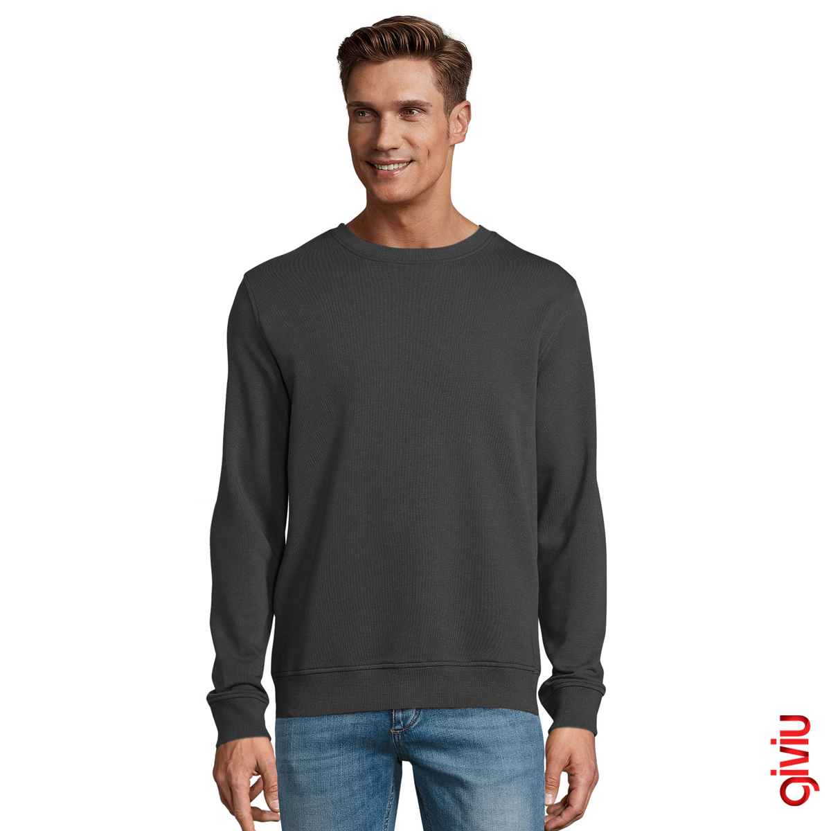 Bisiklet Yaka Sweatshirt