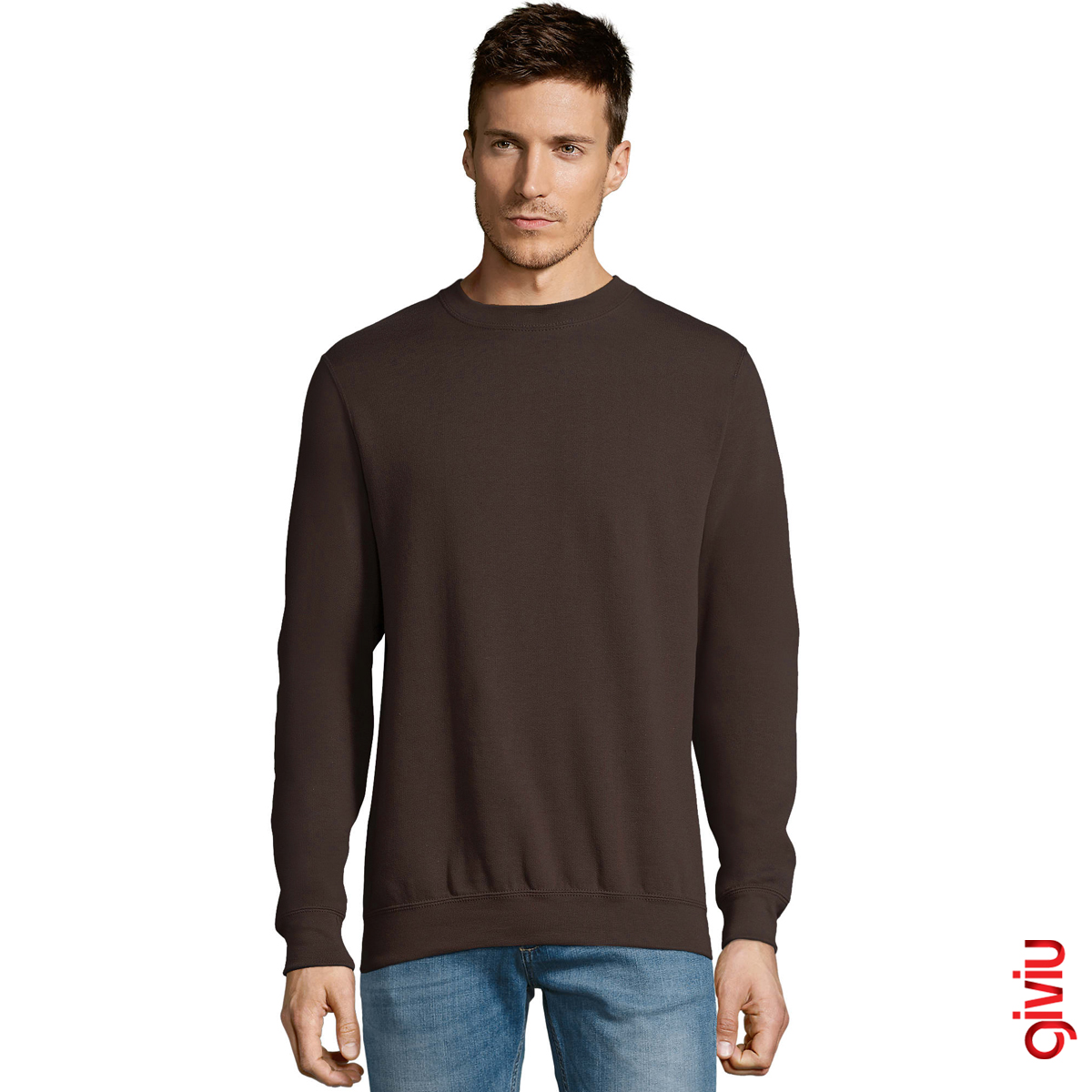 Bisiklet Yaka Sweatshirt