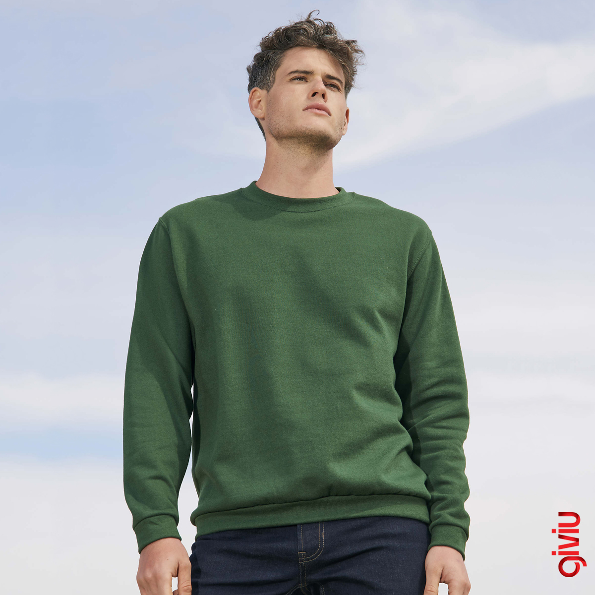 Bisiklet Yaka Sweatshirt