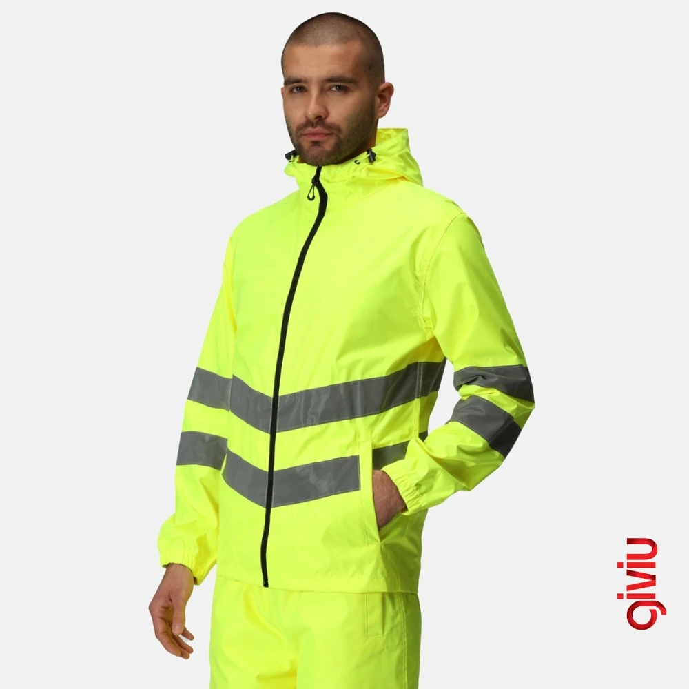 Busan Reflektörlü Neon Yağmurluk