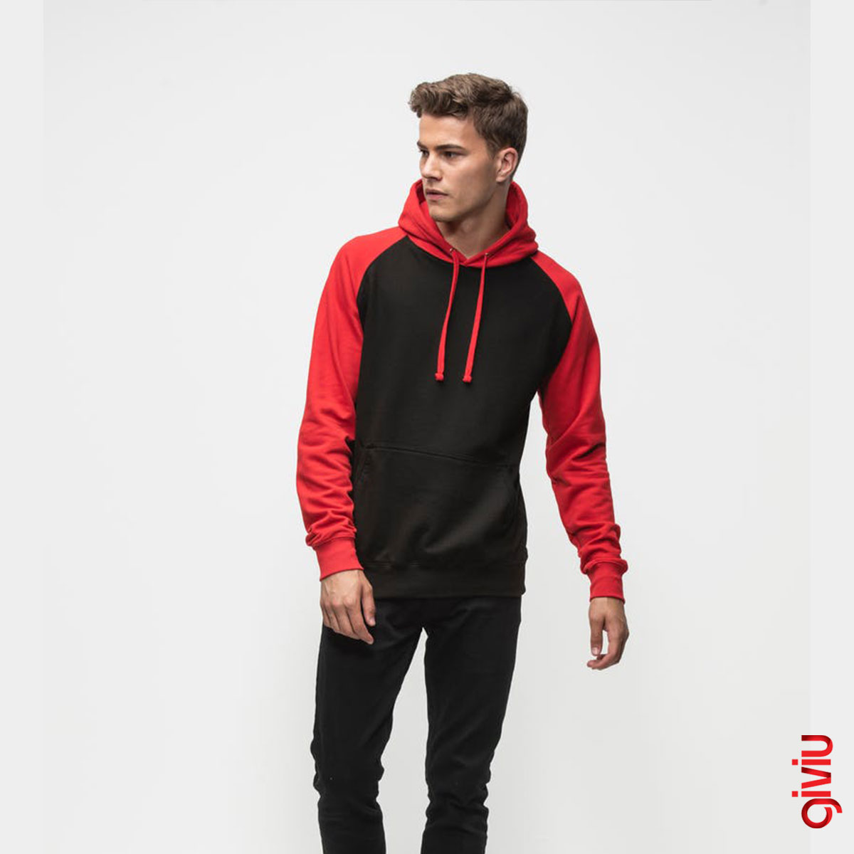 Kapüşonlu Reglan Kol  Sweatshirt