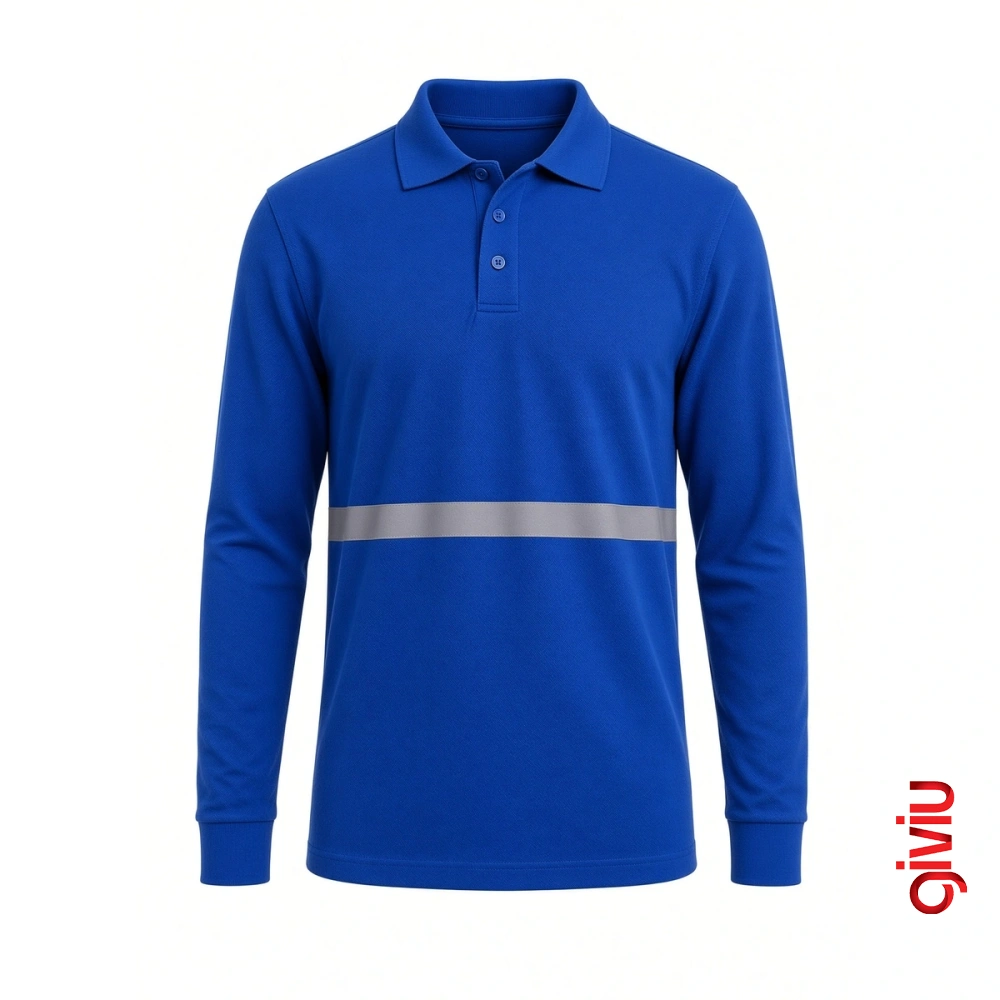 Mavi Işıltı Sweatshirt