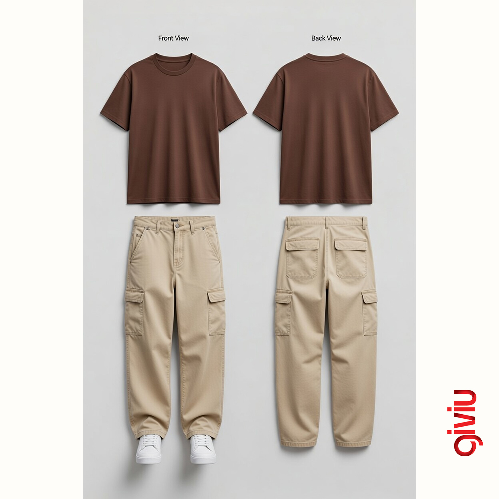 Urban Flex Gabardin Kargo Pantolon