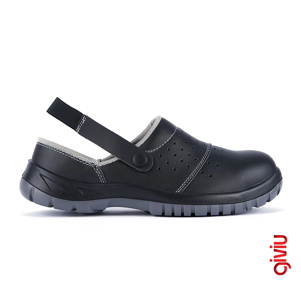 Mekap Slipper 211-02 O1 İş Ayakkabısı ve  İş Terliği | Siyah Mikrofiber & Rover Taban