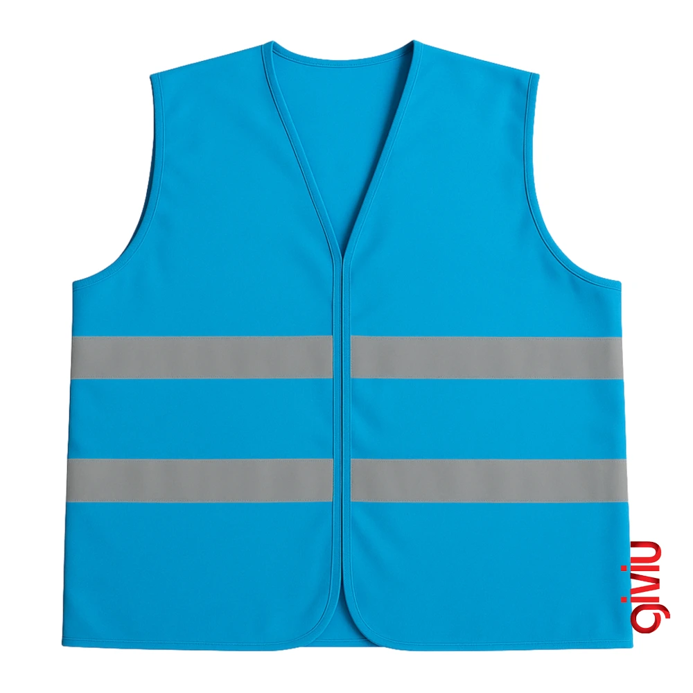Blue Reflective Warning Vest