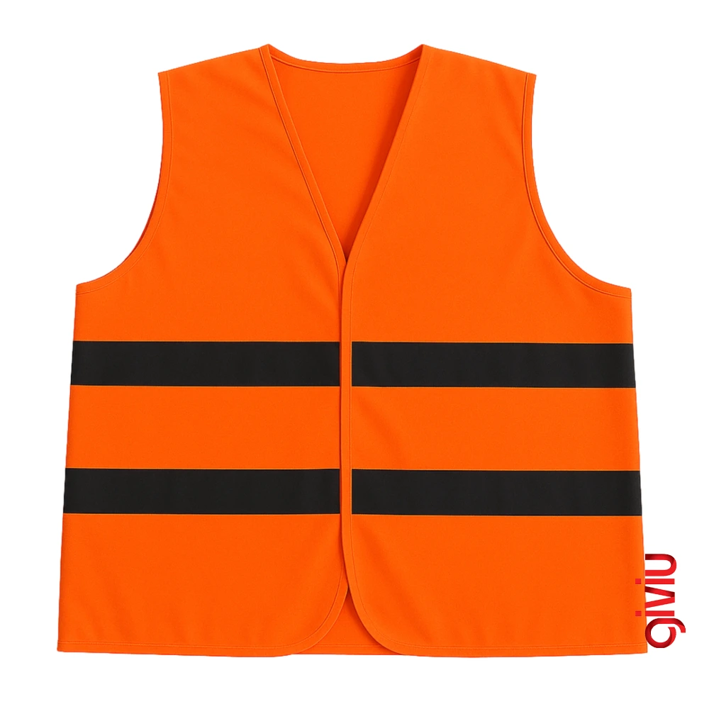 Orange Reflective Warning Vest