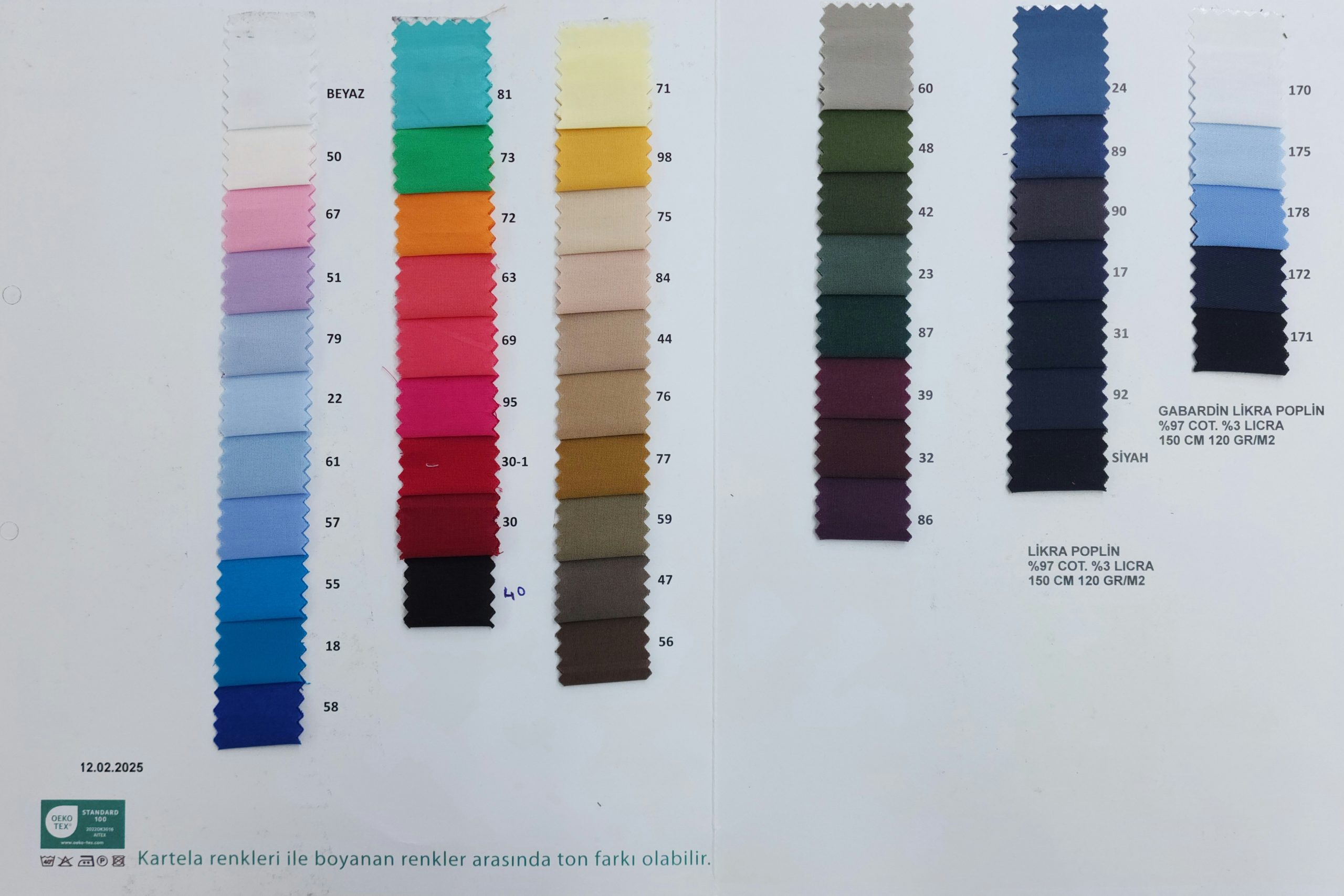 GIVIU 40/1 Lira Poplin Gömleklik Kumaş Teknolojisi