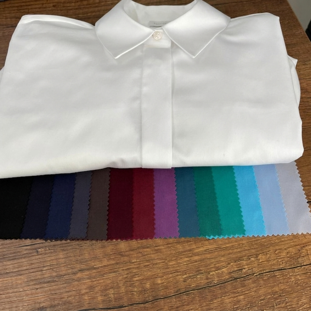 GIVIU Profesyonel Gömleklik Kumaş Renk Kartelası ve Form Stable Teknoloji