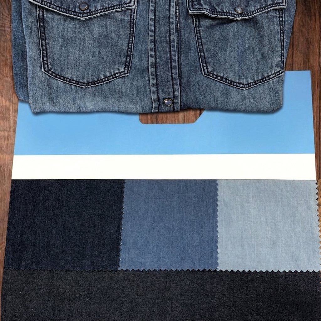 GIVIU Hafif Denim Kot Gömleklik ve Tişört Kumaş Teknolojisi