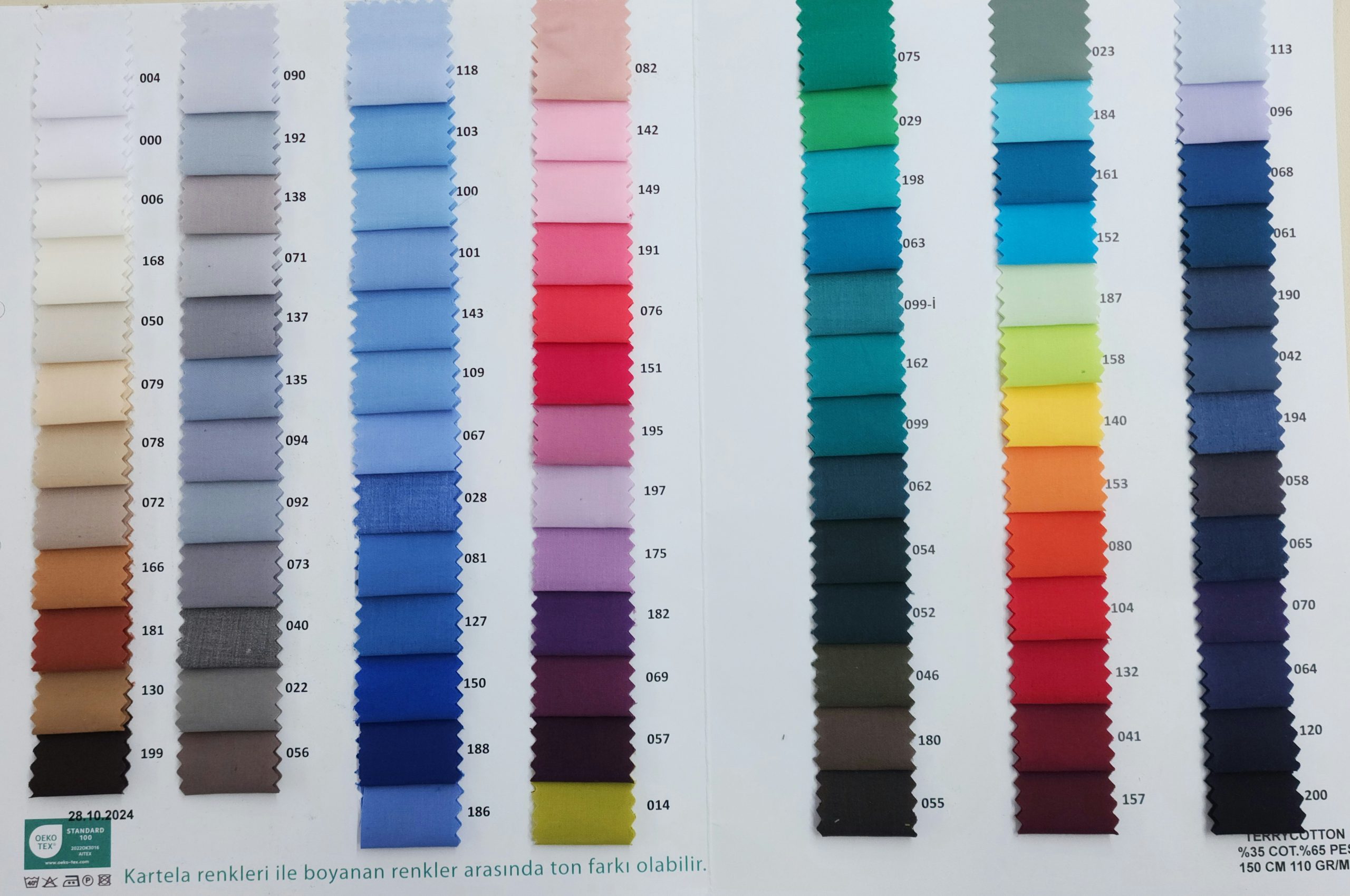 GIVIU Terrycotton İthal TC Gömleklik Kumaş Teknolojisi